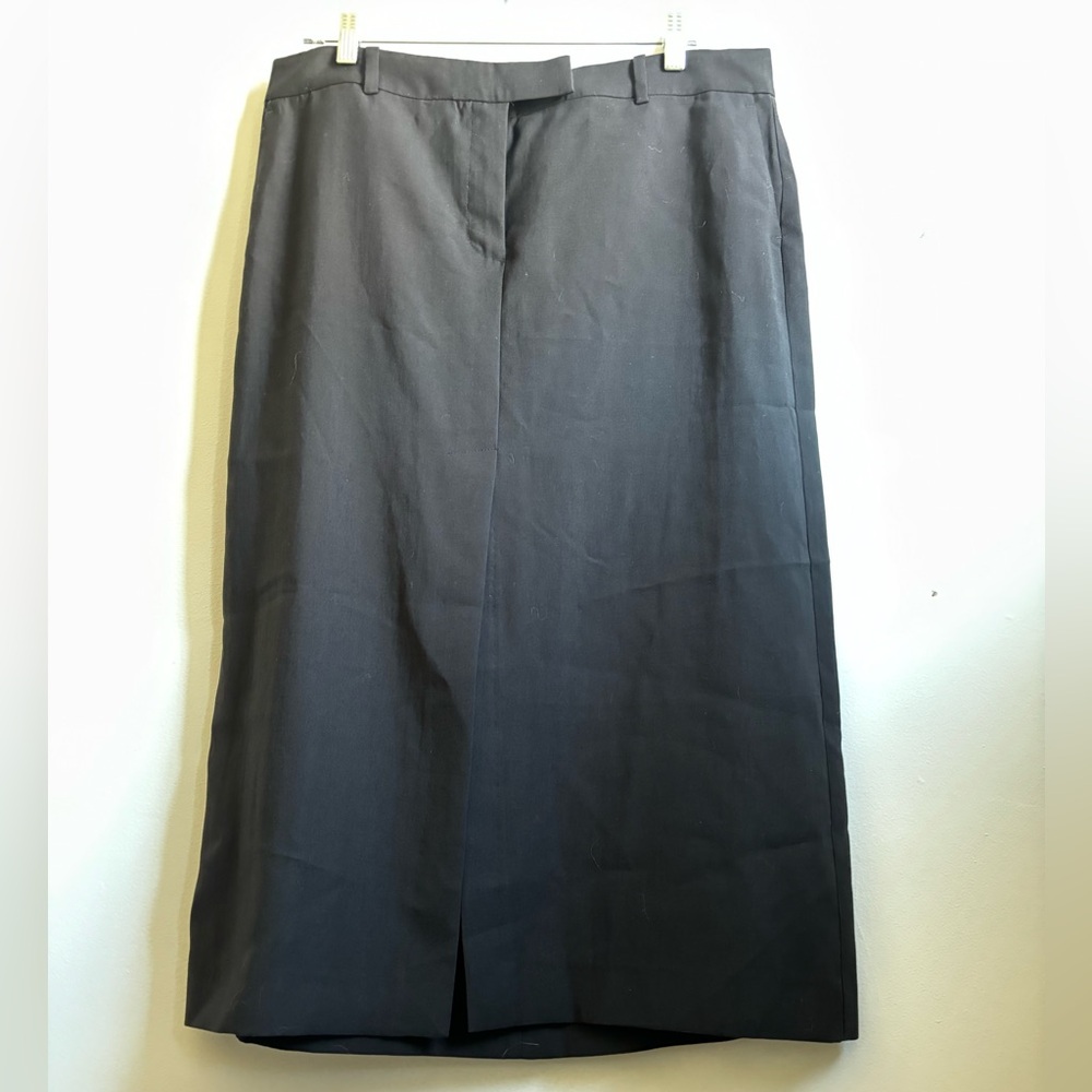 NWT Mango Black lyocell skirt sz 8/40